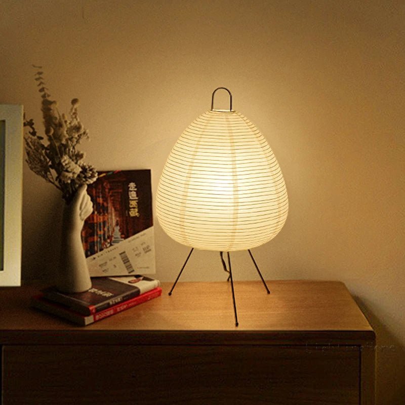 Japanese lamp made of rice paper - Rice paper lamp