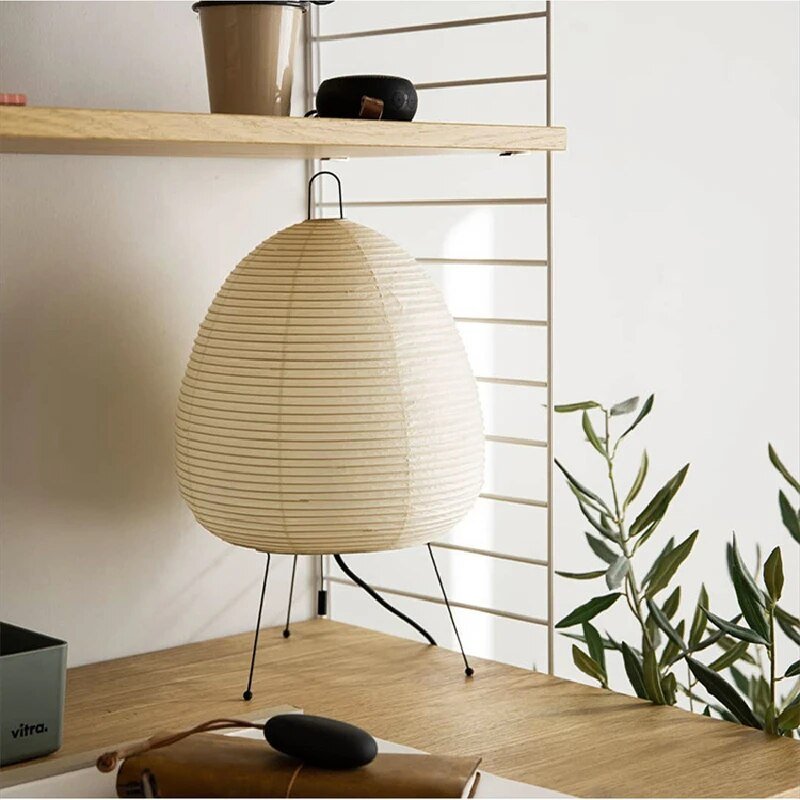 Japanese lamp made of rice paper - Rice paper lamp