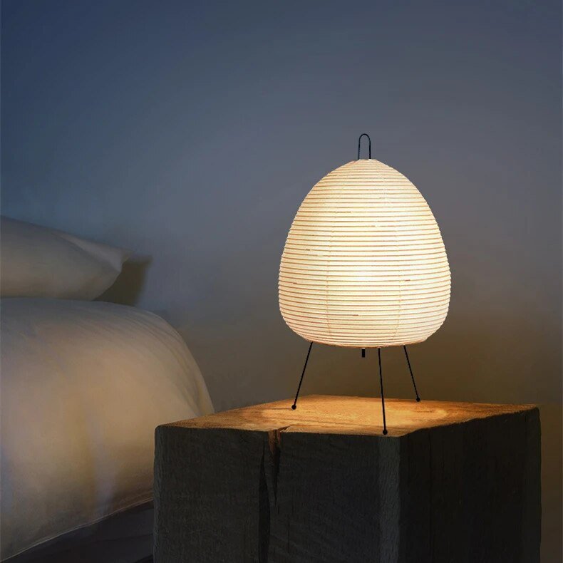 Japanese lamp made of rice paper - Rice paper lamp