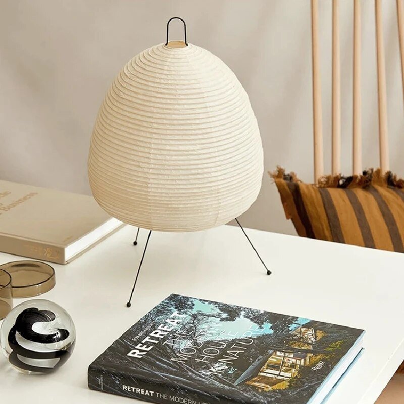 Japanese lamp made of rice paper - Rice paper lamp