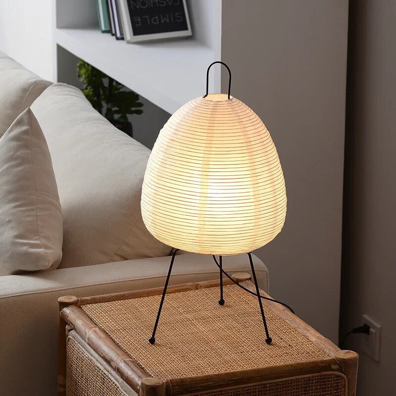 Japanese lamp made of rice paper - Rice paper lamp